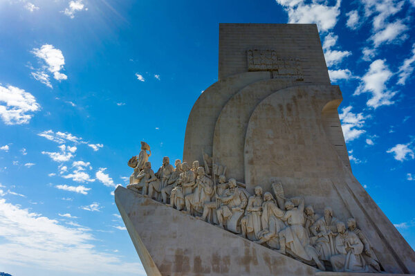 Monument to the Discoveries at Belem. Portugal.