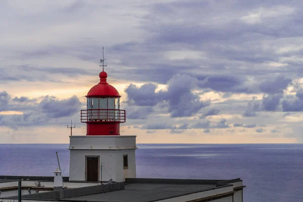 Vista do Farol da Ponta de São Jorge farol na ilha da Madeira , — Fotografia de Stock