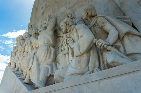 Monument to the Discoveries at Belem. Lisbon. Portugal