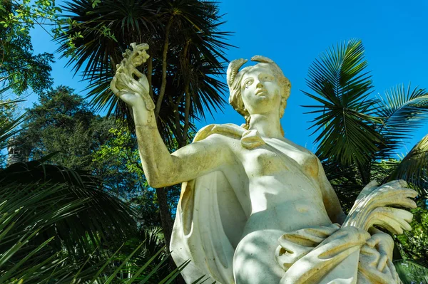 Statue of Dionysus in garden near palace Regaleira, Sintra, Portugal