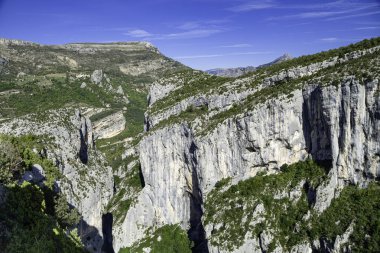 Verdon Gorges, Büyük Kanyon. Alpes de Haute Provence. Fransa.