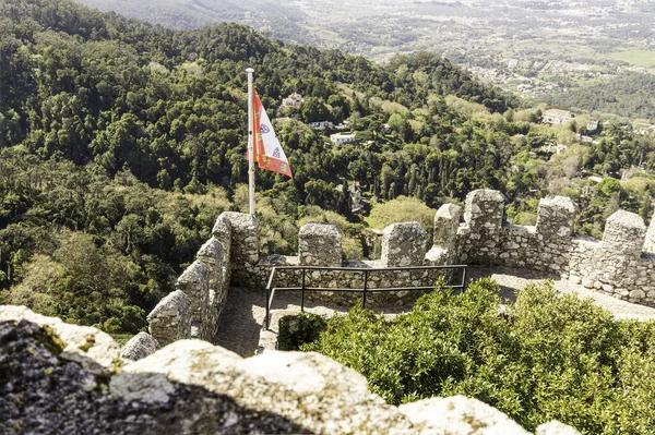 Sintra, Πορτογαλία στο Κάστρο του Τείχους των Μαυριτανών — Φωτογραφία Αρχείου