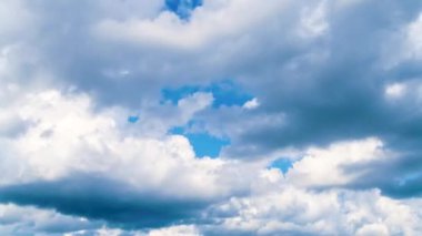 Gökyüzü bulutlu doğa mavi bulutlu