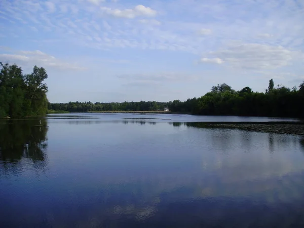 Paysage Sur Rivière Les Natures — Photo