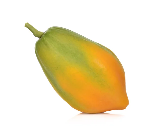 Papaya Aislada Sobre Fondo Blanco —  Fotos de Stock