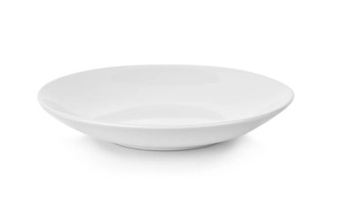 Beyaz arkaplanda beyaz plaka