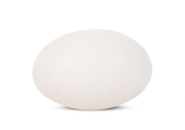 Ördek Yumurtası beyaz arkaplanda izole edildi.