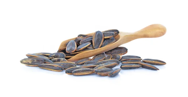 Sunflower Seeds Isolated White Background — Stock Photo, Image