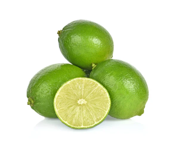 Lime Isolated White Background — Stock Photo, Image