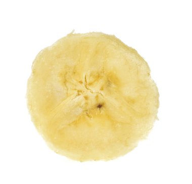 Beyaz arkaplanda izole edilmiş muz.