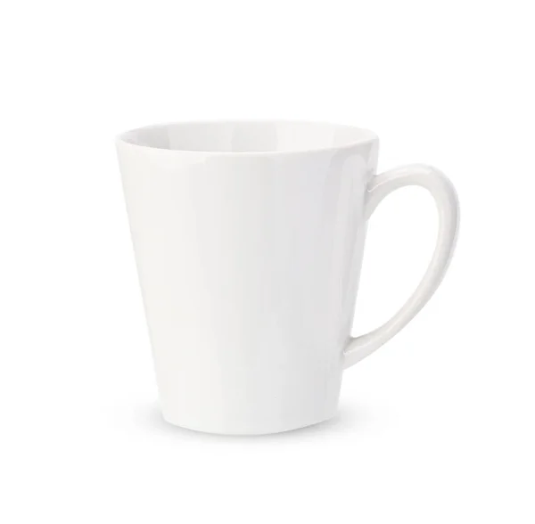 白色背景的陶瓷咖啡杯 — 图库照片