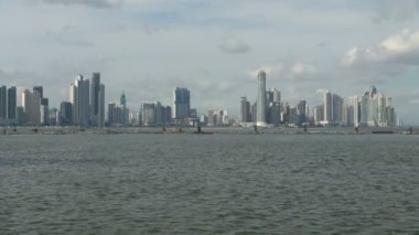 Güzel manzara mavi okyanus şaşırtıcı Panama City