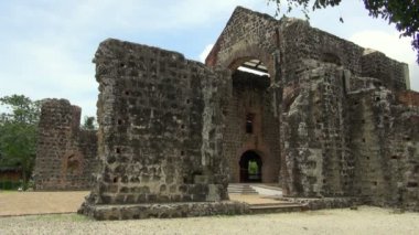 Antik Panama City kalıntıları hala atış