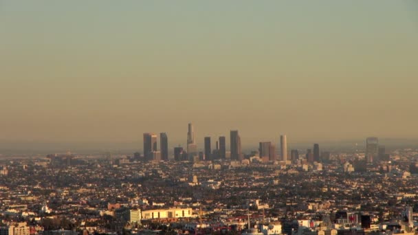 Still Shot Los Angeles City Buildings Los Ángeles Estados Unidos — Vídeo de stock