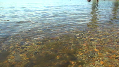 Horizon'nin manzaraya açık Lake Tahoe için kaydırma kapatın