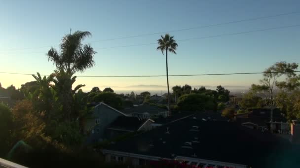 Pan Van Los Angeles Basin Uit Buurt Los Angeles Verenigde — Stockvideo