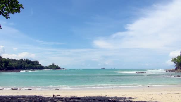 Verrouillage Une Journée Ensoleillée Parfaite Manuel Antonio Costa Rica — Video