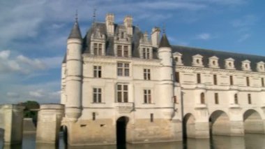 Pan sağdan sola: Windows ve SK? Chateau de Chenonceau Fransa bulutlu bir günde ade
