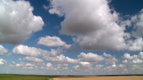 Día Nublado Los Campos Francia Costa Azul — Vídeos de Stock