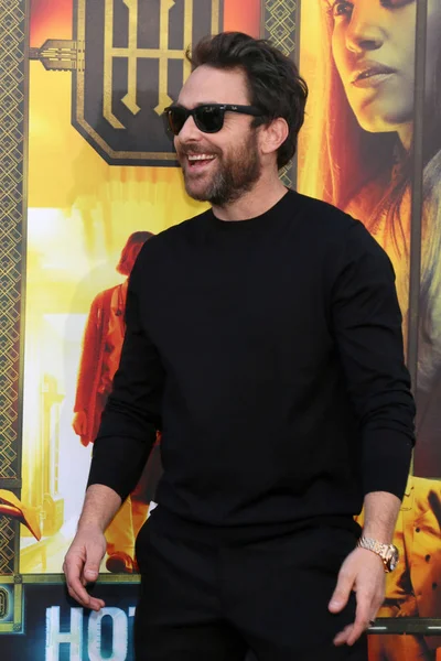 Los Angeles Mei Charlie Day Bij Première Van Hotel Artemis — Stockfoto