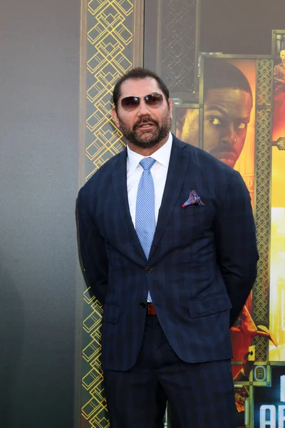 Los Angeles Maja Dave Bautista Premierze Hotel Artemis Teatrze Bruin — Zdjęcie stockowe