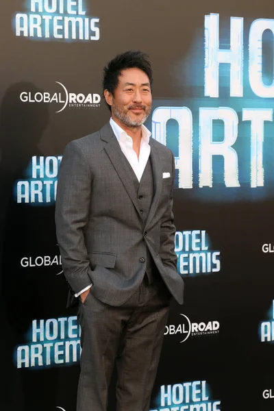 Los Angeles Maja Kenneth Choi Premierze Hotel Artemis Teatrze Bruin — Zdjęcie stockowe