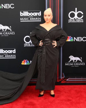 Las Vegas - 20 Mayıs: Christina Aguilera üzerinde 20 Mayıs 2018 Mgm Grand Garden Arena Las Vegas, NV 2018 Billboard Müzik Ödülleri'nde