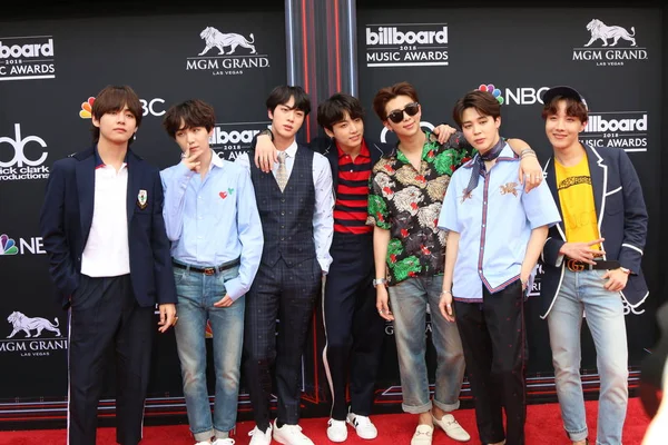 Las Vegas Maja Bts Jin Suga Nadzieja Jimin Jungkook Rap — Zdjęcie stockowe