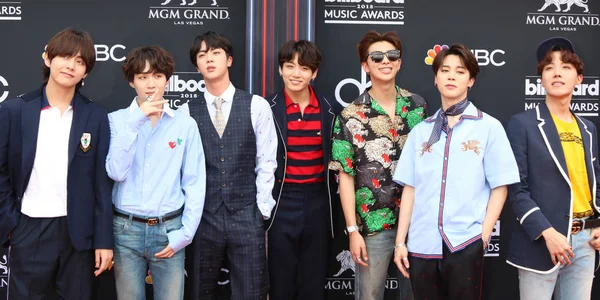 Las Vegas Maja Bts Jin Suga Nadzieja Jimin Jungkook Rap — Zdjęcie stockowe