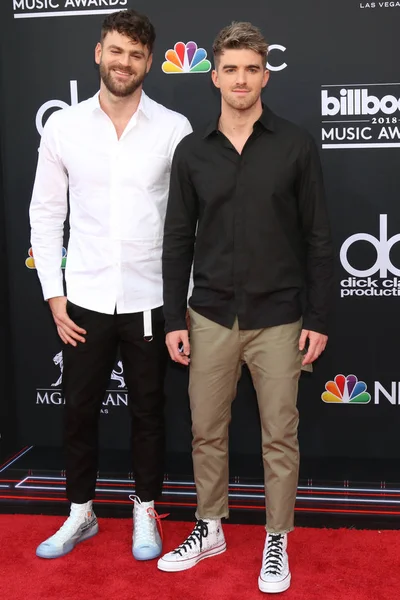 Las Vegas Mayo Chainsmokers Alex Pall Andrew Taggart Los Billboard — Foto de Stock