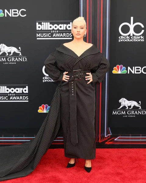 Лас Вегас Мая Кристина Агилера Церемонии Награждения Billboard Music Awards — стоковое фото