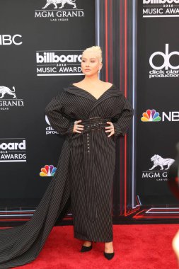 Las Vegas - 20 Mayıs: Christina Aguilera üzerinde 20 Mayıs 2018 Mgm Grand Garden Arena Las Vegas, NV 2018 Billboard Müzik Ödülleri'nde