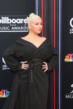 Las Vegas - 20 Mayıs: Christina Aguilera üzerinde 20 Mayıs 2018 Mgm Grand Garden Arena Las Vegas, NV 2018 Billboard Müzik Ödülleri'nde