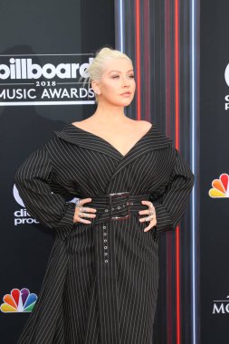 Las Vegas - 20 Mayıs: Christina Aguilera üzerinde 20 Mayıs 2018 Mgm Grand Garden Arena Las Vegas, NV 2018 Billboard Müzik Ödülleri'nde