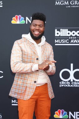 Las Vegas - 20 Mayıs: Khalid üzerinde 20 Mayıs 2018 Mgm Grand Garden Arena Las Vegas, NV 2018 Billboard Müzik Ödülleri'nde