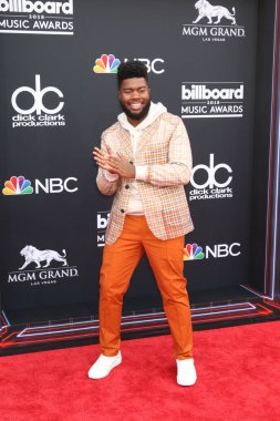 Las Vegas - 20 Mayıs: Khalid üzerinde 20 Mayıs 2018 Mgm Grand Garden Arena Las Vegas, NV 2018 Billboard Müzik Ödülleri'nde