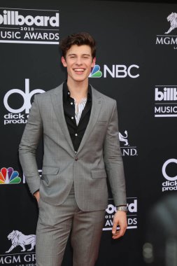LAS VEGAS - MAY 20:  Shawn Mendes at the 2018 Billboard Music Awards at MGM Grand Garden Arena on May 20, 2018 in Las Vegas, NV