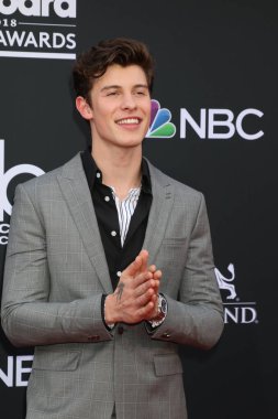 LAS VEGAS - MAY 20:  Shawn Mendes at the 2018 Billboard Music Awards at MGM Grand Garden Arena on May 20, 2018 in Las Vegas, NV