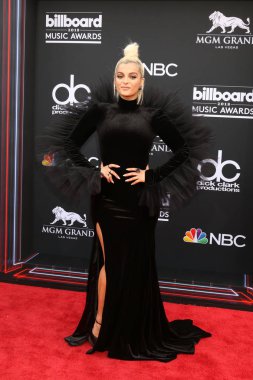 LAS VEGAS - MAY 20:  Bebe Rexha at the 2018 Billboard Music Awards at MGM Grand Garden Arena on May 20, 2018 in Las Vegas, NV