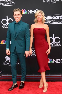 Las Vegas - 20 Mayıs: Jesse Mccartney, Katie Peterson üzerinde 20 Mayıs 2018 Mgm Grand Garden Arena Las Vegas, NV 2018 Billboard Müzik Ödülleri'nde