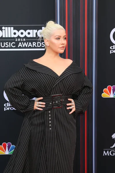Las Vegas Maio Christina Aguilera Billboard Music Awards 2018 Mgm — Fotografia de Stock