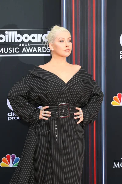 Λας Βέγκας Μαΐου Χριστίνα Aguilera Στο 2018 Billboard Music Awards — Φωτογραφία Αρχείου