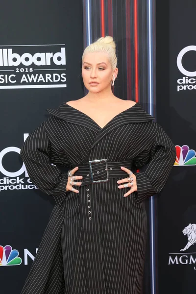 Las Vegas Maio Christina Aguilera Billboard Music Awards 2018 Mgm — Fotografia de Stock