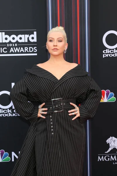 Las Vegas Května Christina Aguilera Roce 2018 Billboard Music Awards — Stock fotografie