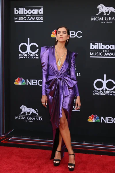 Las Vegas Mei Dua Lipa 2018 Billboard Music Awards Mgm — Stockfoto