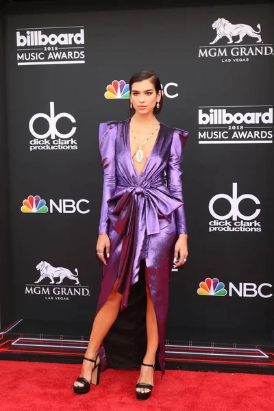 Las Vegas Mei Dua Lipa 2018 Billboard Music Awards Mgm — Stockfoto