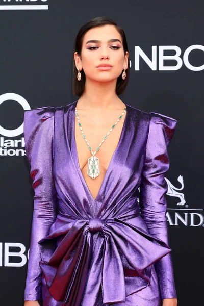 Las Vegas May Dua Lipa Billboard Music Awards 2018 Mgm – stockfoto