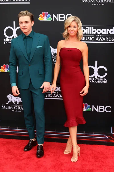 Las Vegas - 20 Mayıs: Jesse Mccartney, Katie Peterson üzerinde 20 Mayıs 2018 Mgm Grand Garden Arena Las Vegas, NV 2018 Billboard Müzik Ödülleri'nde