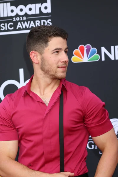 Las Vegas Mayo Nick Jonas Los Billboard Music Awards 2018 — Foto de Stock