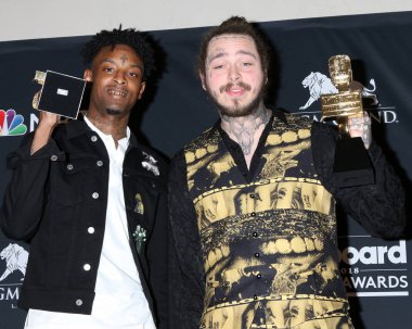 Las Vegas - Mayıs 20:21 Savage, sonrası Malon 2018 Billboard Müzik Ödülleri Mgm Grand Garden Arena 20 Mayıs 2018 üzerinde Las Vegas, Nv
